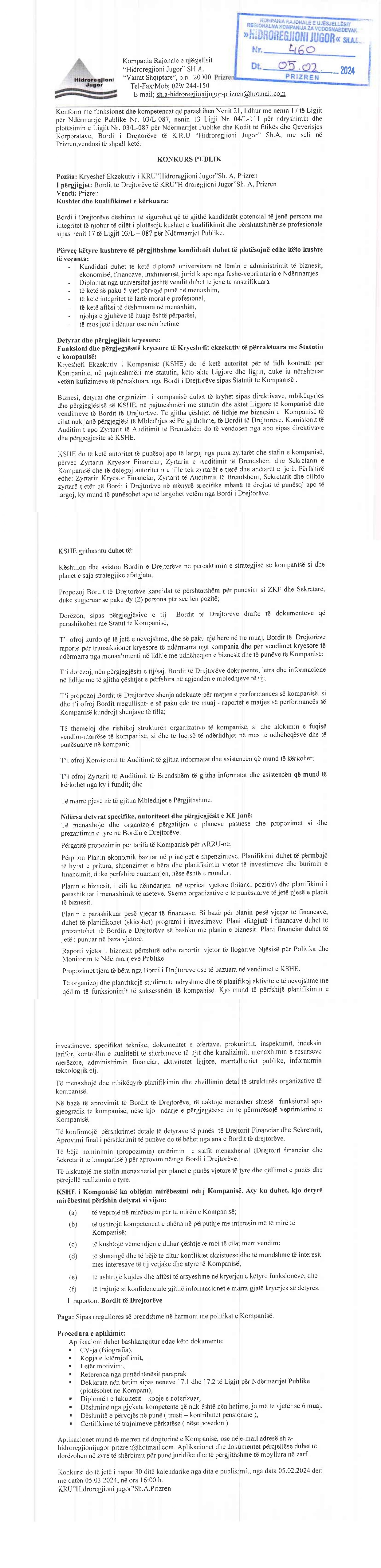 Sef Administrativne Sluzbe